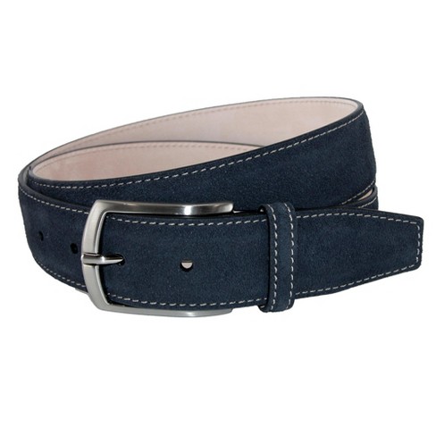 Men's Navy Belt and Buckle