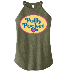Women's - Polly Pocket - Polly Pocket Color Logo Graphic High Neck Tank - 1 of 2