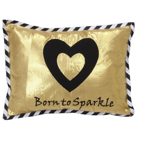 Gold hotsell love pillow