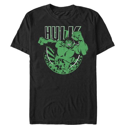 Men's Marvel St. Patrick's Day Hulk Shamrock T-shirt : Target