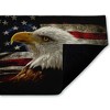 Stupell Industries Bald Eagle Portrait Printed Outdoor Door Mat, design by Collin Bogle, 18"x30" - 2 of 4