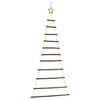 Aghana Digitals Rustic Wooden Hanging Christmas Tree with Star, 74x150cm - Space-Saving Wall/Door - 2 of 4