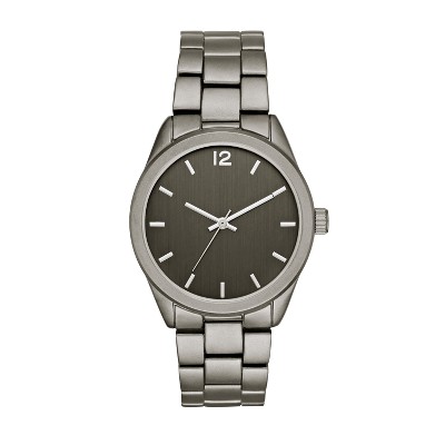 Men's Matte Bracelet Watch - Goodfellow & Co™ Dark Gray : Target