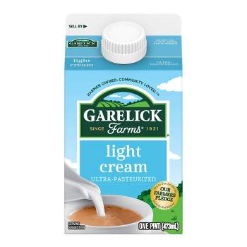 Garelick Farms DairyPure Light Cream - 16 fl oz (1pt)