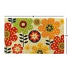 RugSmith Bleach Machine Tufted Folk Flowers Coir Doormat - 3 of 4