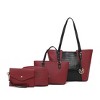 MKF Collection Lippa Tote Crocodile Embossed Vegan Leather Women’s Bag Purse Set by Mia K - 2 of 4
