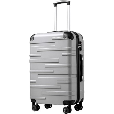 Paaaawaters Luggage Suitcase Carry-on Hardside Travel Luggage TSA Lock Spinner Telescopic Handle