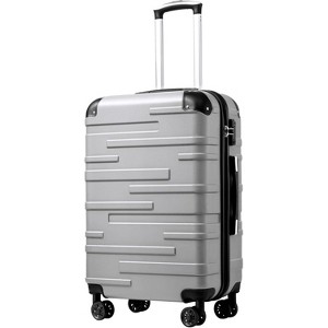 Paaaawaters Luggage Suitcase Carry-on Hardside Travel Luggage TSA Lock Spinner Telescopic Handle - 1 of 4