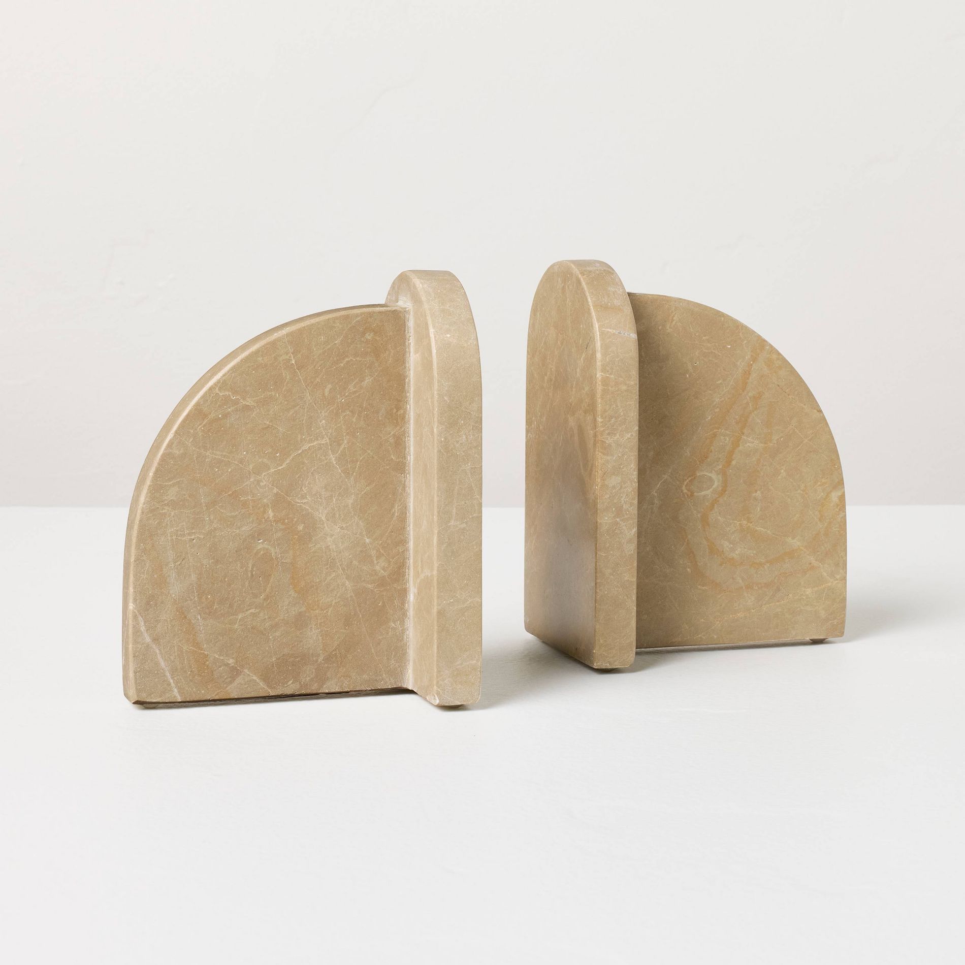 Set of 2 Marble Bookends - Hearth & Hand™ with Magnolia