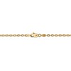Black Bow Jewelry 3.2mm, 14k Yellow Gold Solid Link Cable Chain Necklace - 4 of 4