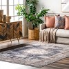 Nuloom Maire Traditional Medallion Pet Friendly Machine Washable Area Rug, 3' 3" x 5', Blue - 2 of 4