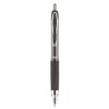 uniball Signo 207 Gel Pen, Retractable, Medium 0.7 mm, Black Ink, Smoke/Black Barrel, Dozen - image 2 of 4