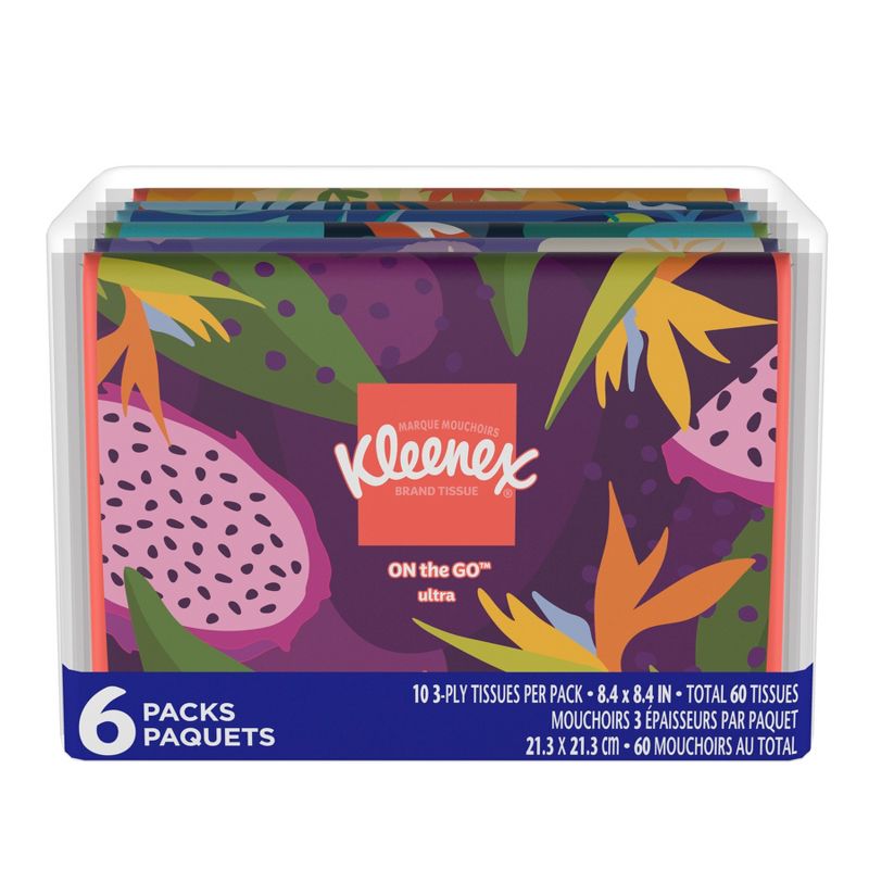 Kleenex On-the-Go 3-Ply Facial Tissue, 3 of 9