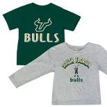 Ncaa South Florida Bulls Women's Long Sleeve Color Block T-shirt : Target