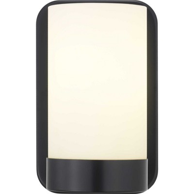 Progress Lighting Elevate 1-Light Wall Sconce, Brushed Bronze, Etched White Glass Shade