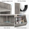 Toy Storage Organizer, Kids Bookshelf with Cubby Organizer Cabinet, Toy Organizer for Children Bedroom, Playroom, Nursery - 3 of 4