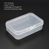 Unique Bargains Plastic Rectangular Storage Case with Hinged Lid 4 Pcs - 4 of 4