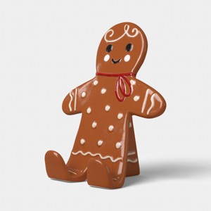 Christmas Gingerbread Man Stoneware Cookbook Holder - Wondershop™ - 1 of 4