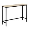 Syemin Console Tables Industrial Style Porch Table Narrow Console Sofa Table Couch Table Entryway Table Small Space Console, Brown, 41.3"*11.8"*28" - 2 of 4
