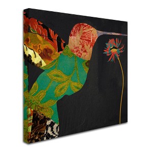 Trademark Fine Art -Color Bakery 'Hummingbird Brocade IV' Canvas Art - 1 of 3