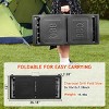SEVOBAL Grill Cookware Portable Grill, 2-in-1 Pan and Grill Design, Adjustable Height, Foldable for Camping, Backyard BBQs, Black, 26.18"*7.28"*12" - 2 of 4