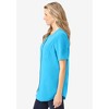 Woman Within Plus Size Short-Sleeve Crinkle Shirt - 4 of 4