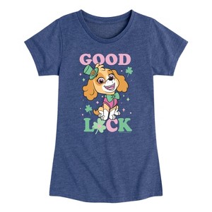 Girls' - Paw Patrol - Good Luck Skye Fitted Short Sleeve Graphic T-Shirt - 1 of 4