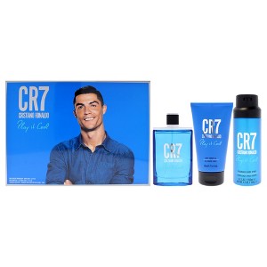 Play It Cool by Cristiano Ronaldo for Men - 3 Pc Gift Set 3.4oz EDT Spray, 5.1oz Shower Gel, 4.1oz Body Spray - 1 of 4