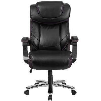 Black High Back LeatherSoft Executive Swivel Office Chair