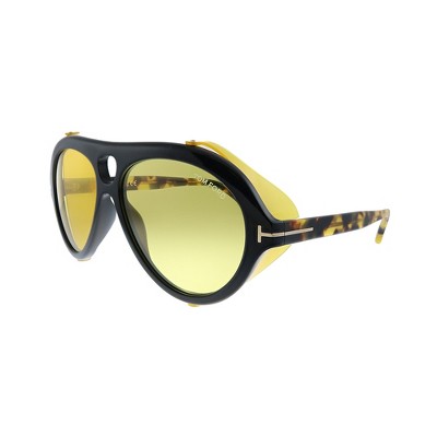 Tom Ford Neughman TF 882 01E Unisex Aviator Sunglasses Shiny Tortoise 60mm