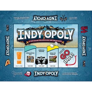 Late For The Sky: Indy-Opoly Indianapolis Themed Family Board Game, 2-6 Players - 1 of 4