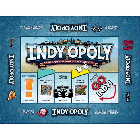 Late For The Sky: Indy-Opoly Indianapolis Themed Family Board Game, 2-6 Players - image 1 of 4