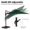 Hyleory 132'' Square Cantilever Umbrella - 3 of 4