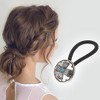 Unique Bargains Fashion Button Hair Elastic Bands for Women 1 Pc - 2 of 4