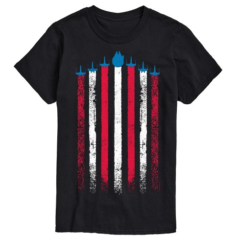 Men's - Star Wars - Flag Ships Americana Short Sleeve Graphic T-Shirt - image 1 of 3