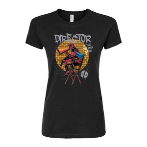 Women's - Marvel - Deadpool Director of the Show Fitted Graphic T-Shirt - 1 of 2