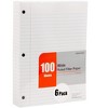 Filler Paper (4-6pks of 100) - College Ruled (8.5n x 11in) - 3 Hole Punched for Ring Binders - 4 of 4