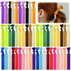 Wrapables No Crease Ouchless Elastic Ribbon Hair Ties Ponytail Holders - 1 of 4