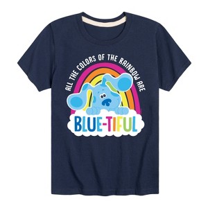 Boys' - Blue's Clues & You! - All The Colors Of The Rainbow Are Blue-tiful Short Sleeve Graphic T-Shirt - 1 of 4