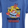 Women's - SpongeBob SquarePants - What Is Today Yesterdays Tomorrow Short Sleeve Graphic T-Shirt - 2 of 4