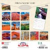 BrownTrout Utah Wild and Scenic 2026 12"x24" Hanging Square Wall Calendar Plastic-Free - 2 of 4