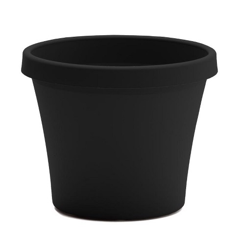 Bloem Terra 14.2 in. H X 16 in. D Plastic Planter Black - image 1 of 1