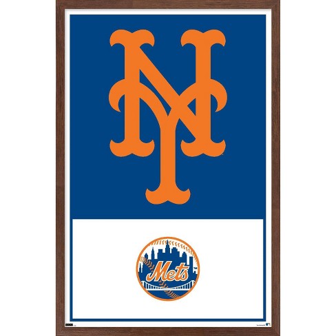 MLB New York Mets - Logo 16 Wall Poster, 14.725 x 22.375