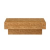 Munora - 43.31 Inch Rectangle Coffee Table - Mid-Century Modern Design - Faux Burl Wood Pattern - 3 of 4
