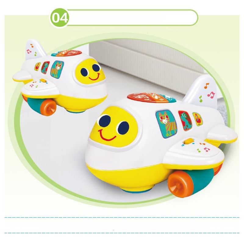 Link Ready! Set! Play! Airplane Learning Bump & Go Toy For Toddler With Light & Music, 2 of 8