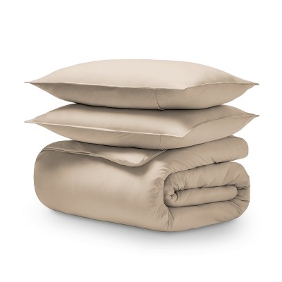Organic Cotton Jersey Duvet Cover Set by Bare Home