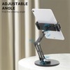 MyBat 360° Rotating Adjustable Phone & Tablet Stand – Universal Desktop Holder for 4.7"-12.9" Device - Black - 2 of 4