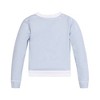 Hope & Henry Girls' Organic French Terry Contrast Trim Cardigan, Kids - 4 of 4