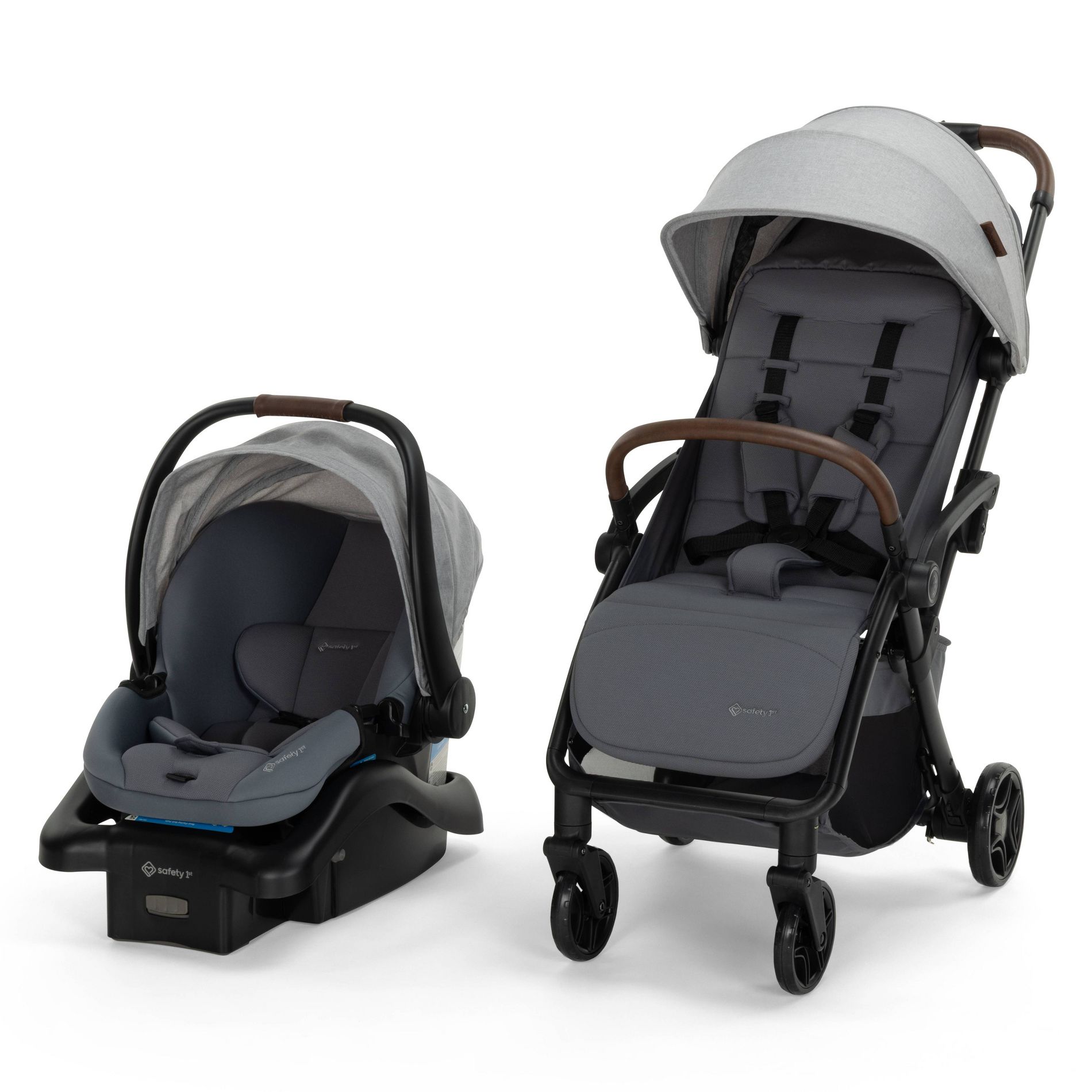 Safety 1st Foldtastic Auto-Fold Lightweight Travel System - Rubble
