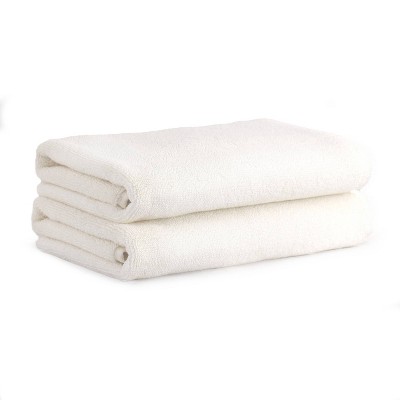 2pk Turkish Cotton Hand Towel White - Wellbe
